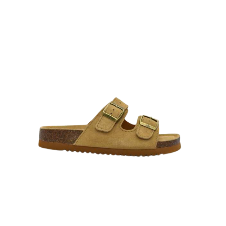 CAMEL SUEDE LADIES SANDALS - XTI - Scarpe.am