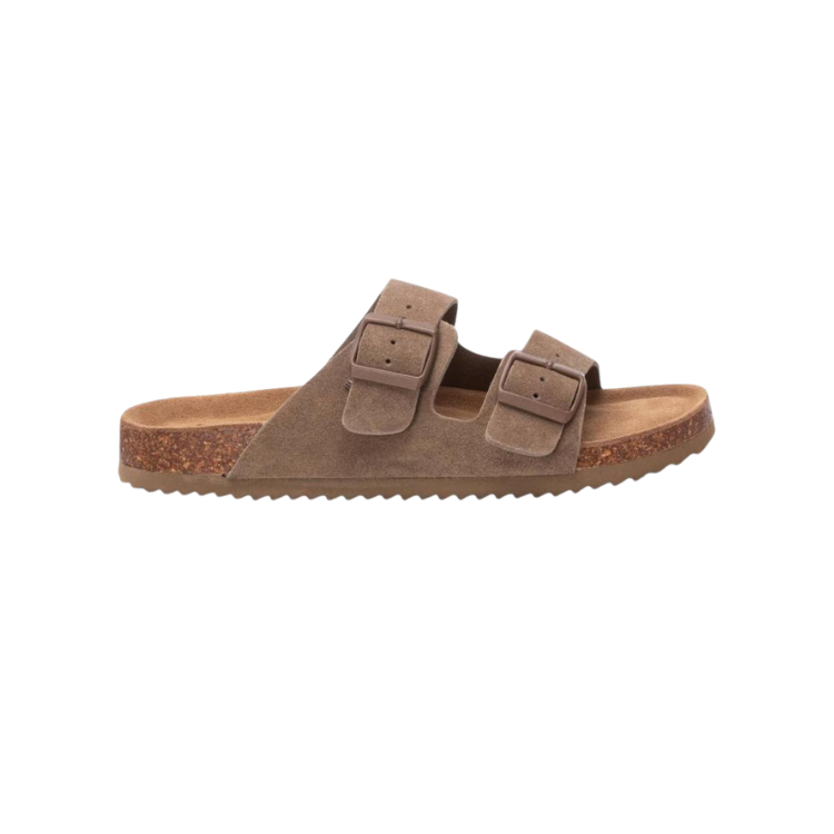 TAUPE SUEDE MEN SANDALS - XTI - Scarpe.am