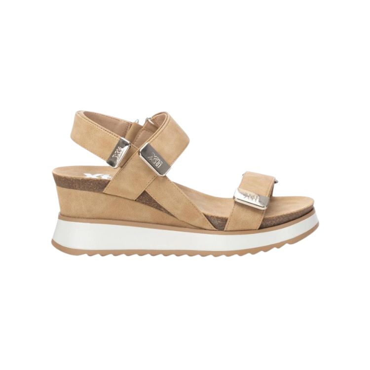 BEIGE PU LADIES SANDALS - XTI - Scarpe.am