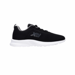 BLACK TEXTILE MEN SHOES