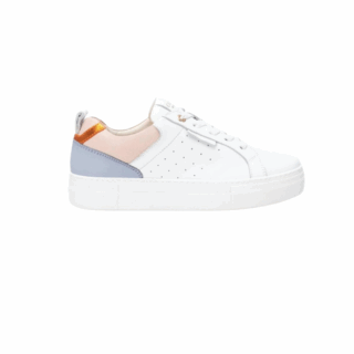 NAVY LEATHER LADIES SHOES