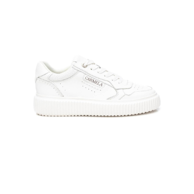 WHITE LEATHER LADIES SHOES - CARMELA - Scarpe.am