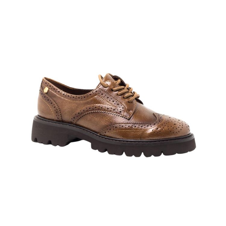TAUPE PATENT LADIES SHOES - CARMELA - Scarpe.am