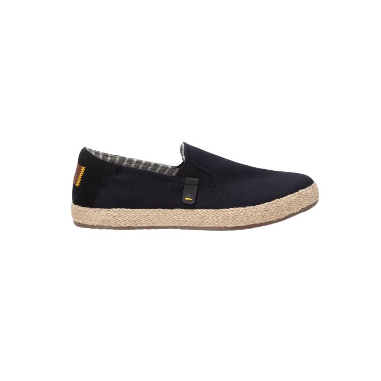 BLACK CANVAS MEN SHOES - REFRESH - Scarpe.am