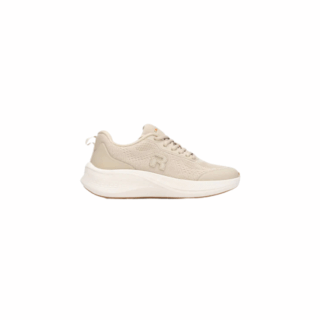 BEIGE TEXTILE LADIES SHOES