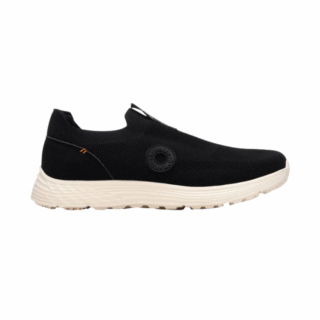 BLACK TEXTILE MEN SHOES
