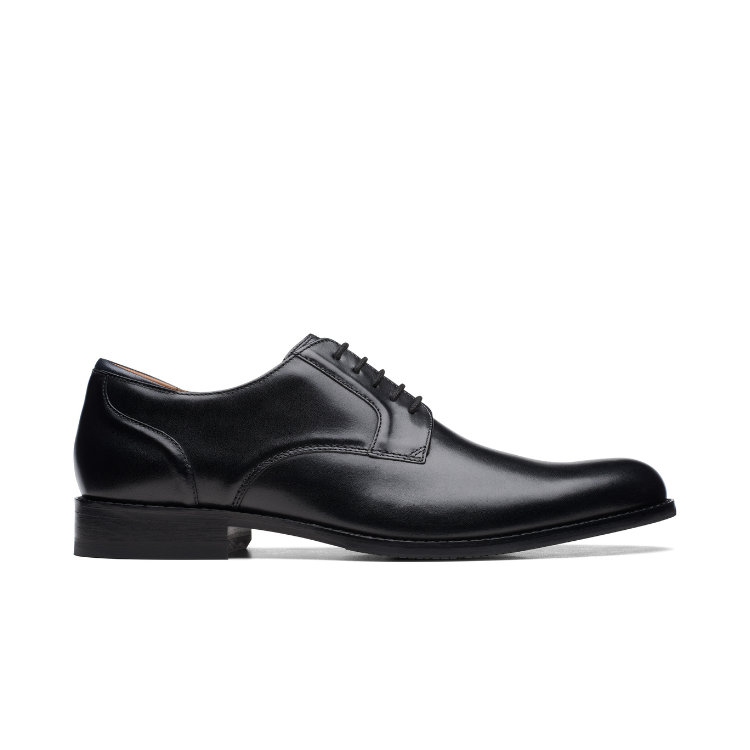 CraftArlo Lace Black Leather, G, 6 - CLARKS - Scarpe.am