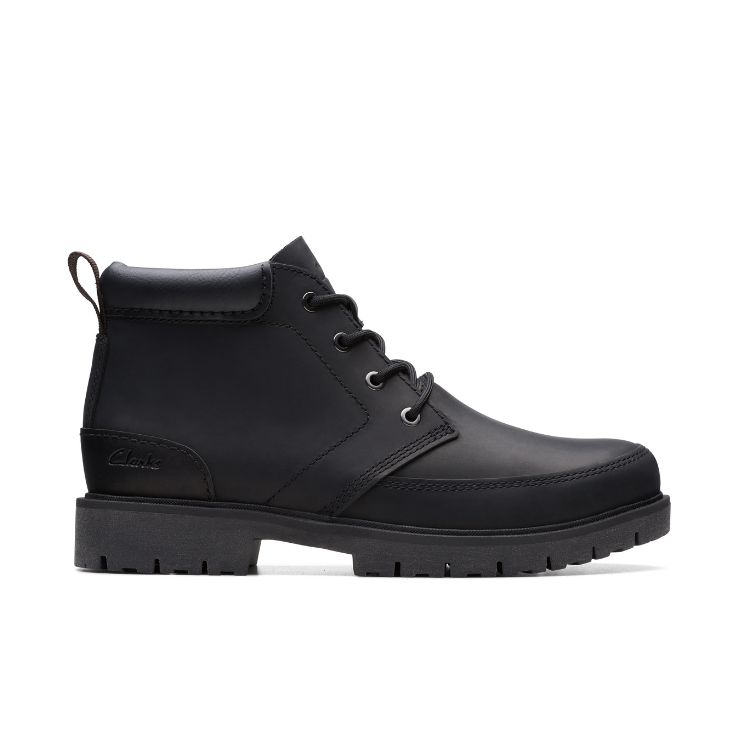 RossdaleMidBlackLeather G6+ - CLARKS - Scarpe.am