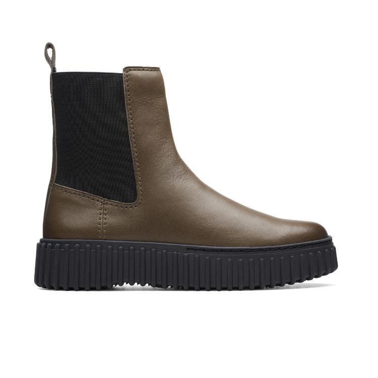 TorhillMapleDarkOliveLea,M;4 - CLARKS - Scarpe.am