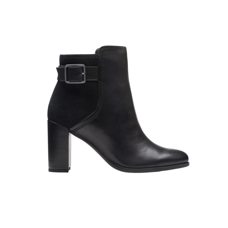 Freva85 Buckle Black Leather, M; 4 - CLARKS - Scarpe.am