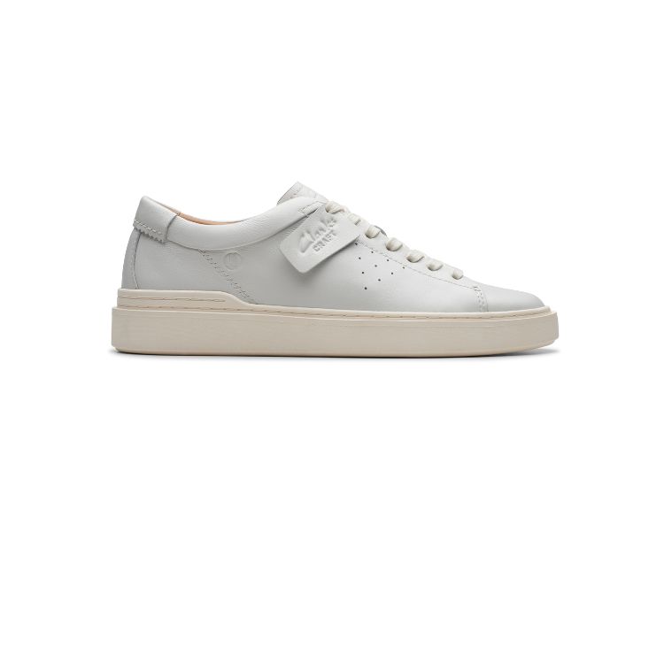 Craft Swift White Leather, G, 6+ - CLARKS - Scarpe.am