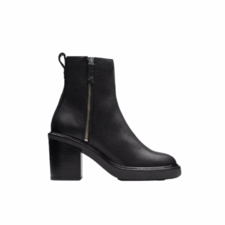 Cassiano Zip Black Leather, M; 3+