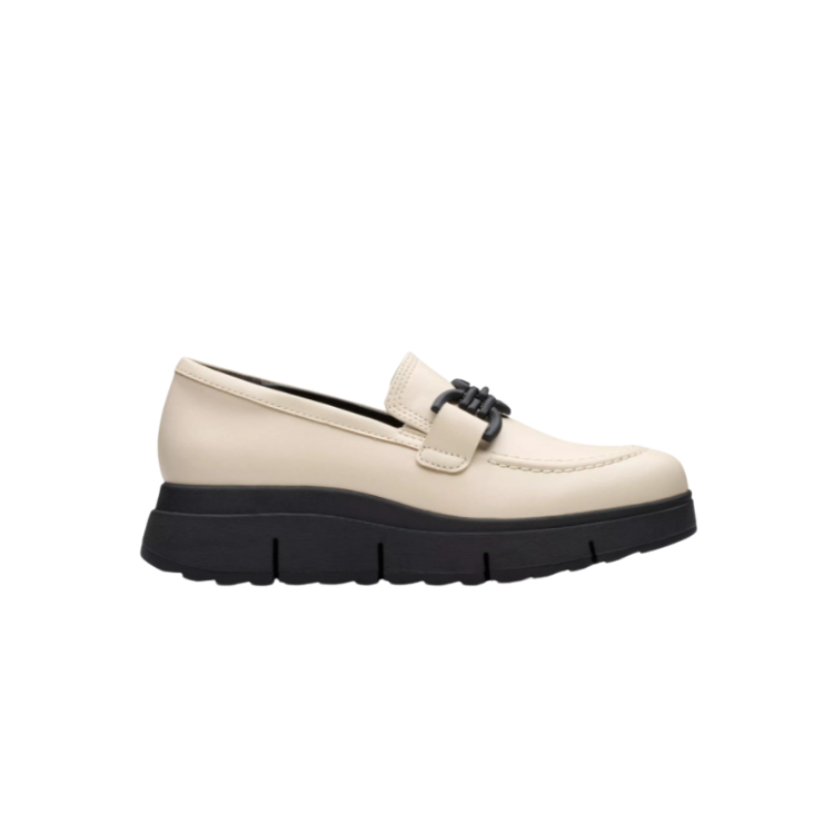 Loriini Izzy Cream Leather, M; 4 - CLARKS - Scarpe.am