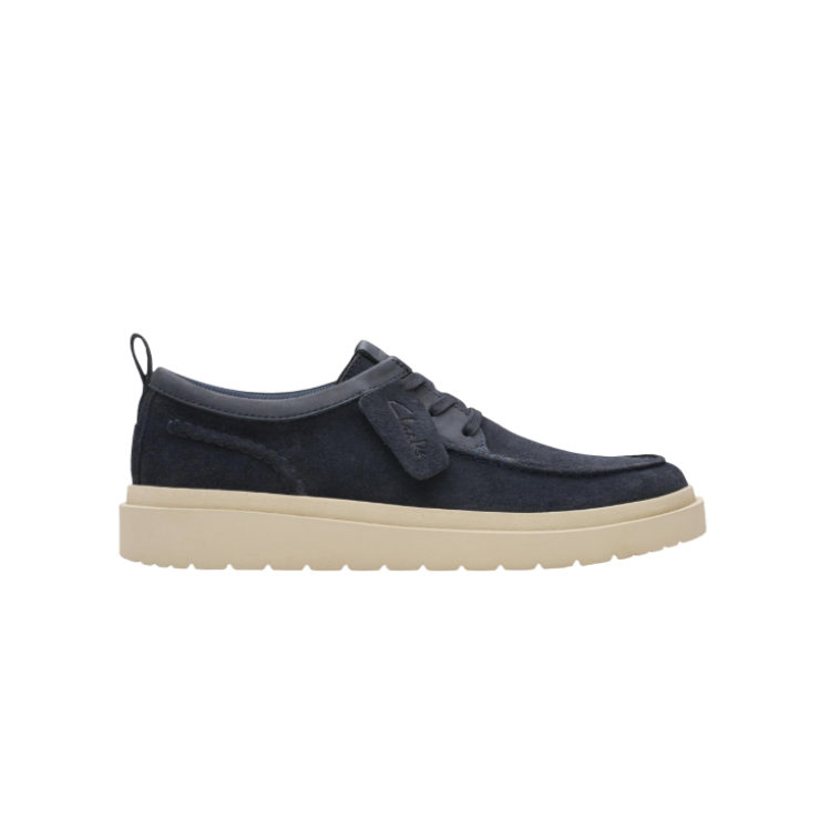 Polden Moc Navy Suede, G, 6 - CLARKS - Scarpe.am