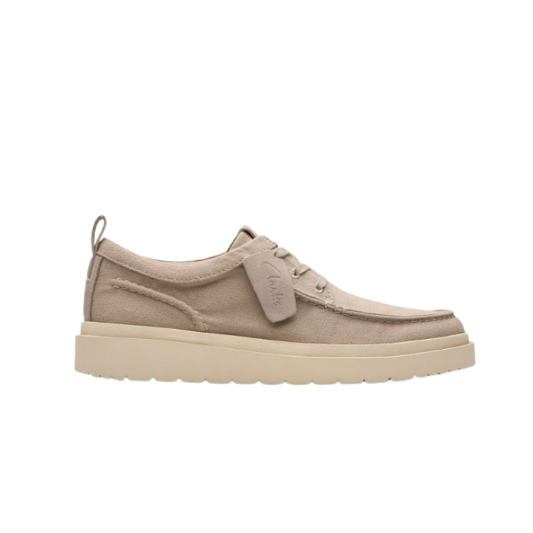 Polden Moc Grey Canvas, G, 7 - CLARKS - Scarpe.am