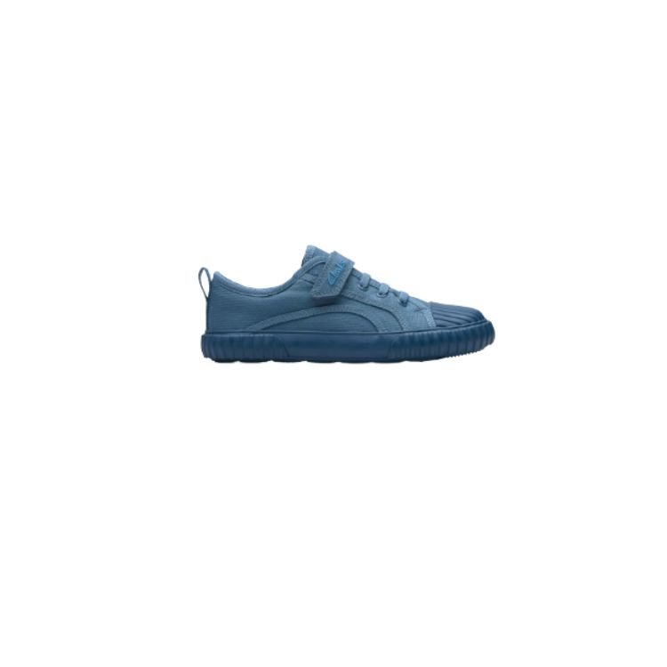 FoxingStitchK Blue Fabric - CLARKS - Scarpe.am