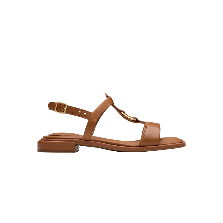 Ariany Sling Tan Leather, D, 3 - CLARKS - Scarpe.am