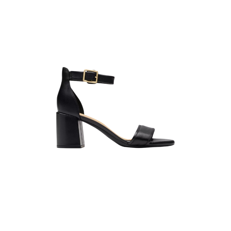 Ezoria Mae Black Leather, D, 3+ - CLARKS - Scarpe.am