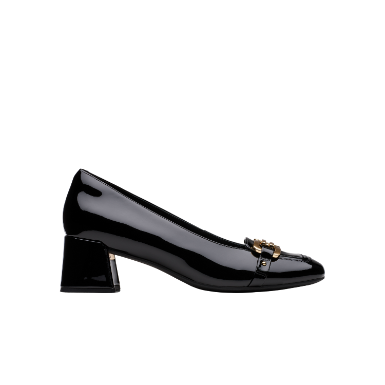 Nyta45 Court Black Pat, D, 3+ - CLARKS - Scarpe.am