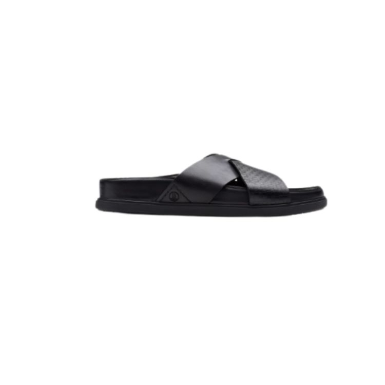Torford Cross Black Leather - CLARKS - Scarpe.am