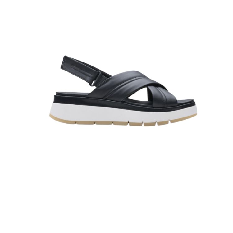 Tuscan Cross Black Leather, D, 3 - CLARKS - Scarpe.am