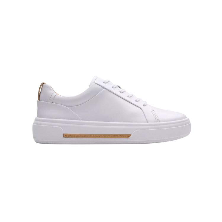 Hollyhock Walk White Leather, D, 3 - CLARKS - Scarpe.am