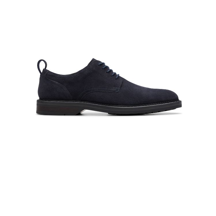 Aldwin Lace Navy Suede - CLARKS - Scarpe.am