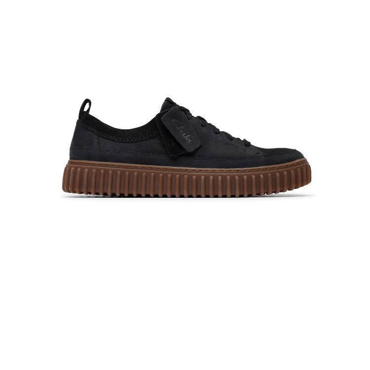 Torhill Lace Black Nubuck - CLARKS - Scarpe.am