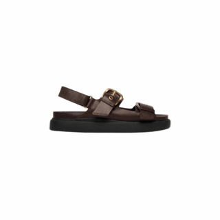 Aristella Bay Dark Brown Lea, D, 3+