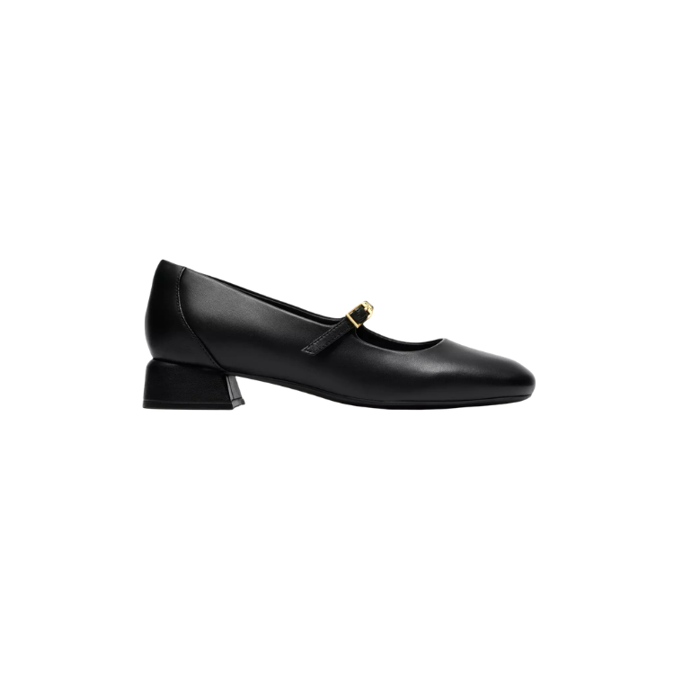 Daiss30 Bar Black Leather, D, 3+ - CLARKS - Scarpe.am