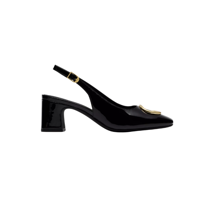 Fernie Sling Black Pat Lea, D, 3+ - CLARKS - Scarpe.am