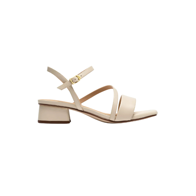 Serina35 Strap Cream Leather, D, 3+ - CLARKS - Scarpe.am