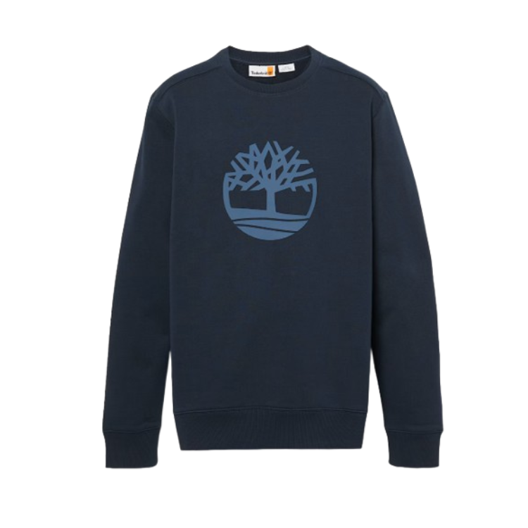 Tree Logo Crew Neck SweatshirtDark Sapphire - TIMBERLAND - Scarpe.am