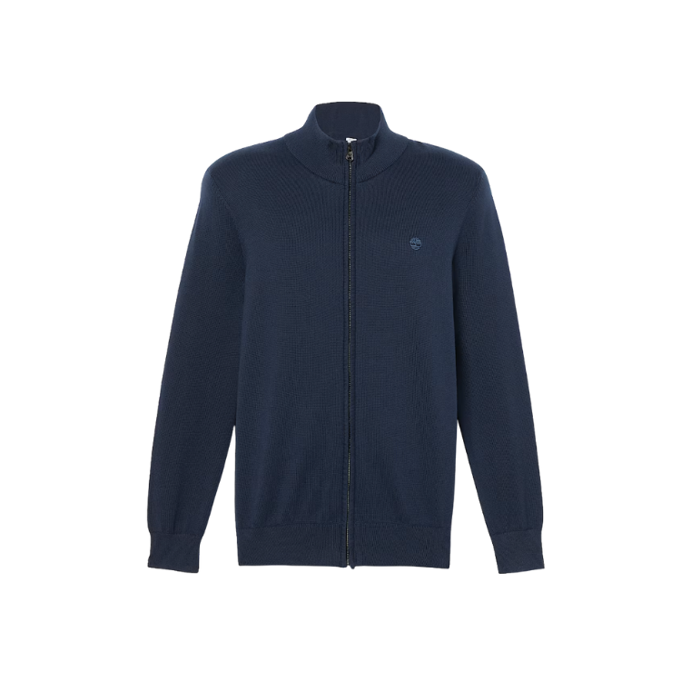 SweaterCotton YD Full Zip SweaterDark Sapphire-Dark Denim - TIMBERLAND - Scarpe.am