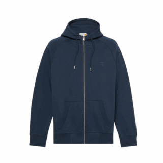 Brushed Back Full Zip HoodieBLACK FOREST GREEN