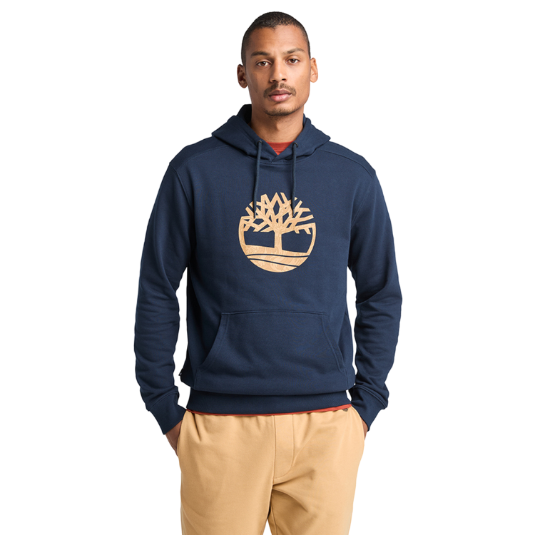 SweatshirtFront Camo Tree Logo HoodieDark Sapphire - TIMBERLAND - Scarpe.am