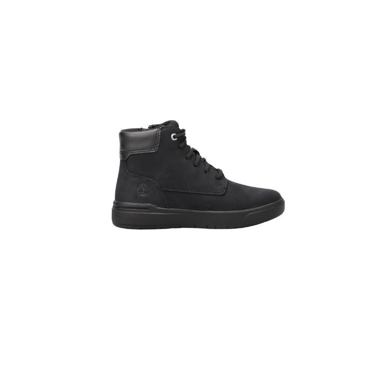 Seneca Bay Mid Trainer for Youth in Black - TIMBERLAND - Scarpe.am
