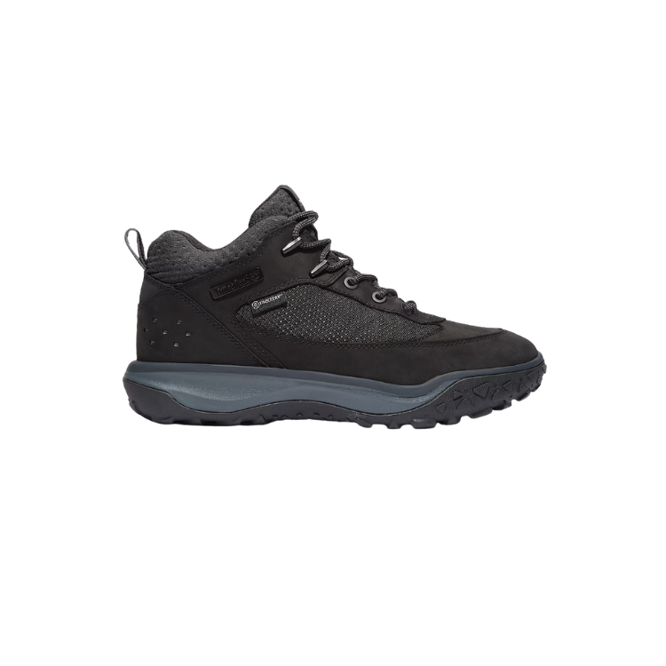 TIMBERCUSH MOTION 7 MID LACE UP WATERPROOF SNEAKER BLACK NUBUCK - TIMBERLAND - Scarpe.am