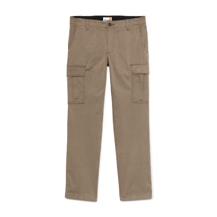 Timberland® Brookline Twill Cargo Trouser for Men in Brown - TIMBERLAND - Scarpe.am