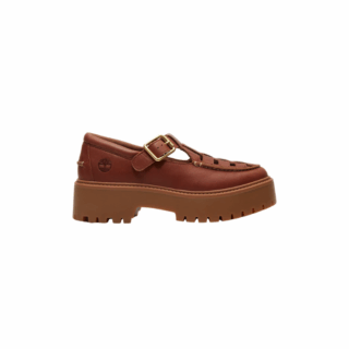 STONE STREET BUCKLE SHOE RUST FULL GRAIN