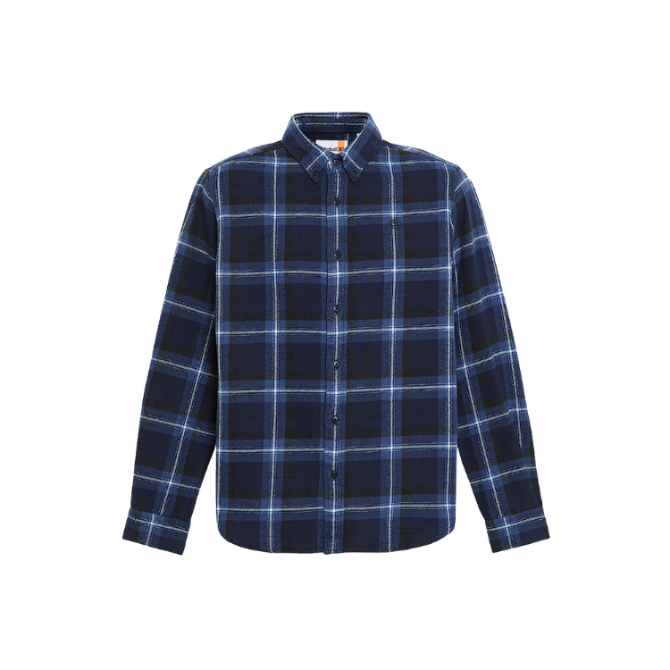 Midweight Flannel Check Shirt Peacoat YD - TIMBERLAND - Scarpe.am