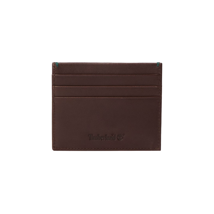 Small Accessories Riverton Leather Card Holder Dark Brown - TIMBERLAND - Scarpe.am