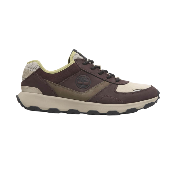 WINSOR PARK LOW LACE UP SNEAKER DARK BROWN NUBUCK - TIMBERLAND - Scarpe.am