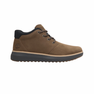 HUDSON ROAD MID LACE UP CHUKKA BOOT DARK BROWN NUBUCK