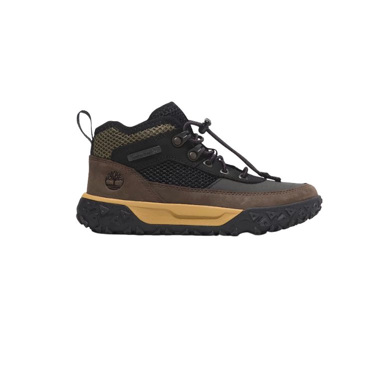 GreenStride™ Motion 6 Mid Trainer for Junior in Black/Brown - TIMBERLAND - Scarpe.am
