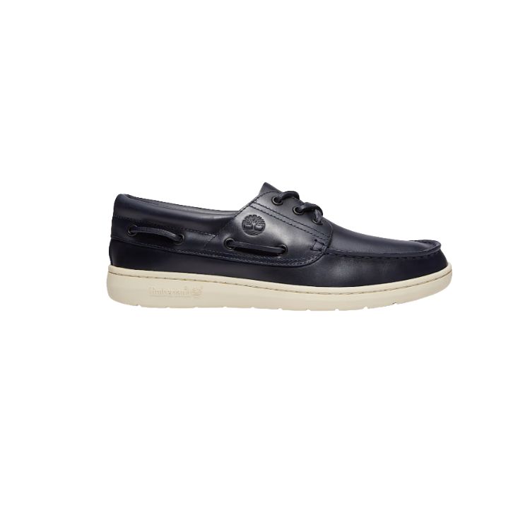 Portofino Pier Boat Shoe for Men in Dark Blue - TIMBERLAND - Scarpe.am