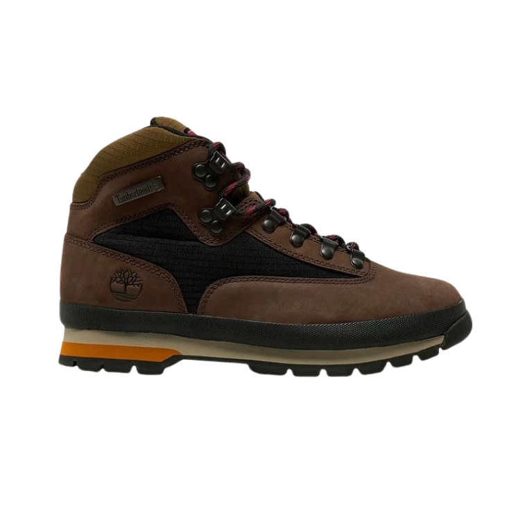 EURO HIKER MID LACE UP BOOT DARK BROWN NUBUCK - TIMBERLAND - Scarpe.am