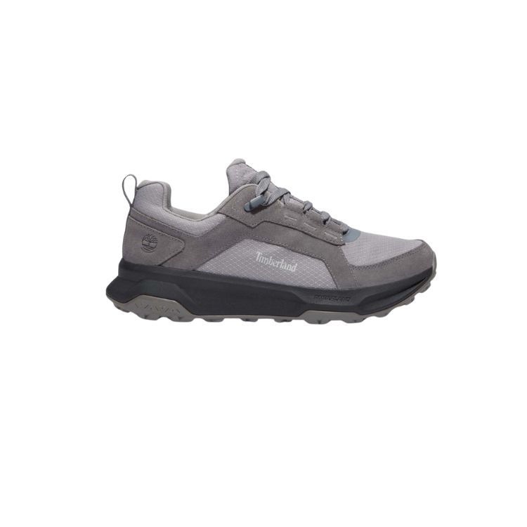 FUSION LEDGE LOW LACE UP WATERPROOF SNEAKER MEDIUM GREY SUEDE - TIMBERLAND - Scarpe.am