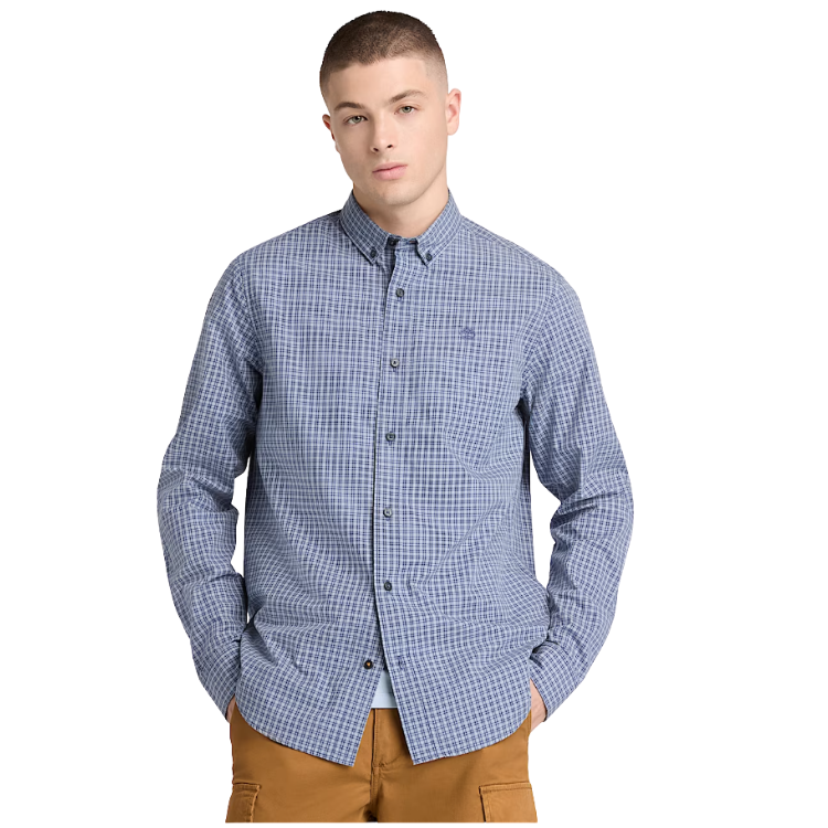 Micro Plaid Poplin Shirt - TIMBERLAND - Scarpe.am