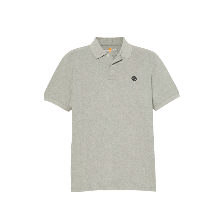 PoloPique Short Sleeve PoloMedium Grey Heather - TIMBERLAND - Scarpe.am